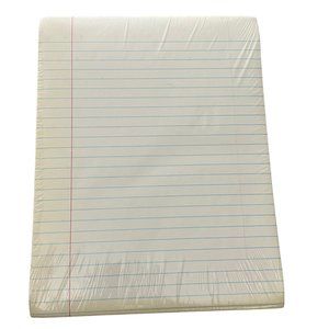 School Smart White Sulphite Essay Paper Red Margin No Hole Punch Paper Ream New